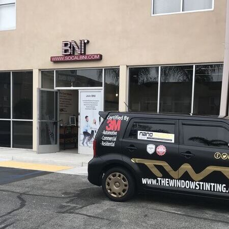 Window foiling in progress